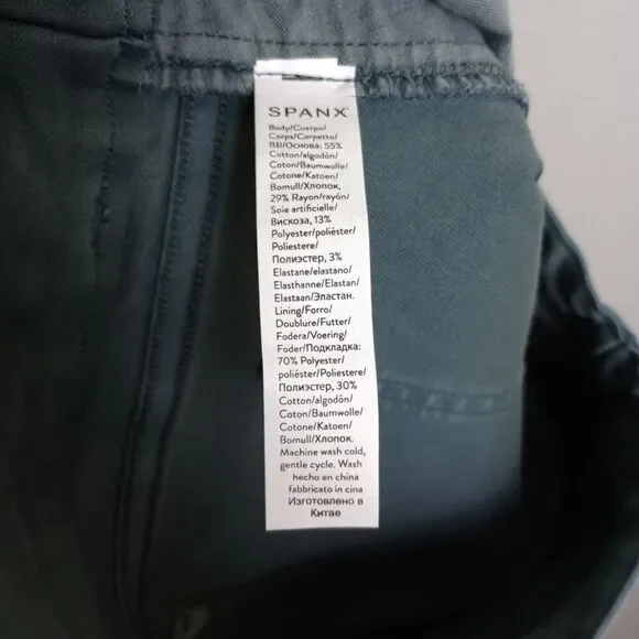 SPANX Shorts Womens Gray Sunshine Pull On 4 Way Stretch Small - Picture 4 of 6